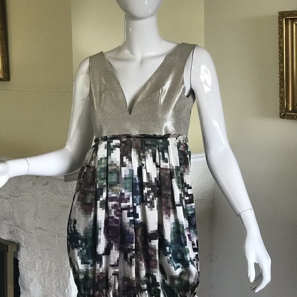 The Penniless Fashionista Silk Mini Dress - Picture 4 of 10